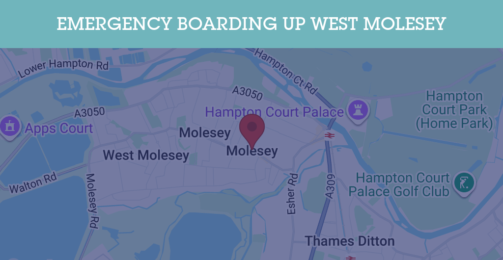 Emergency Boarding Up Services in West Molesey - KT postcode